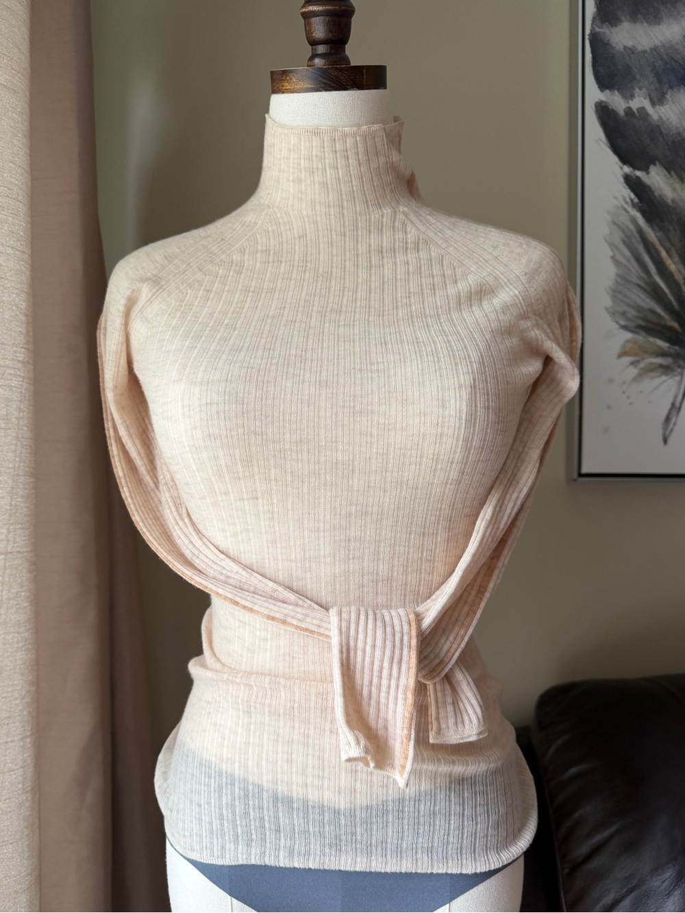 Wolford Transparent Cashmere Underlayer Size Small